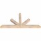 Ekena Millwork Saratoga Smooth Timber Gable Bracket, Douglas Fir, 60"W x 30"H x 3 1/2"D x 3 1/2"F, 12/12 Pitch GBW060X30X0404SAR00SDF - alternate 4